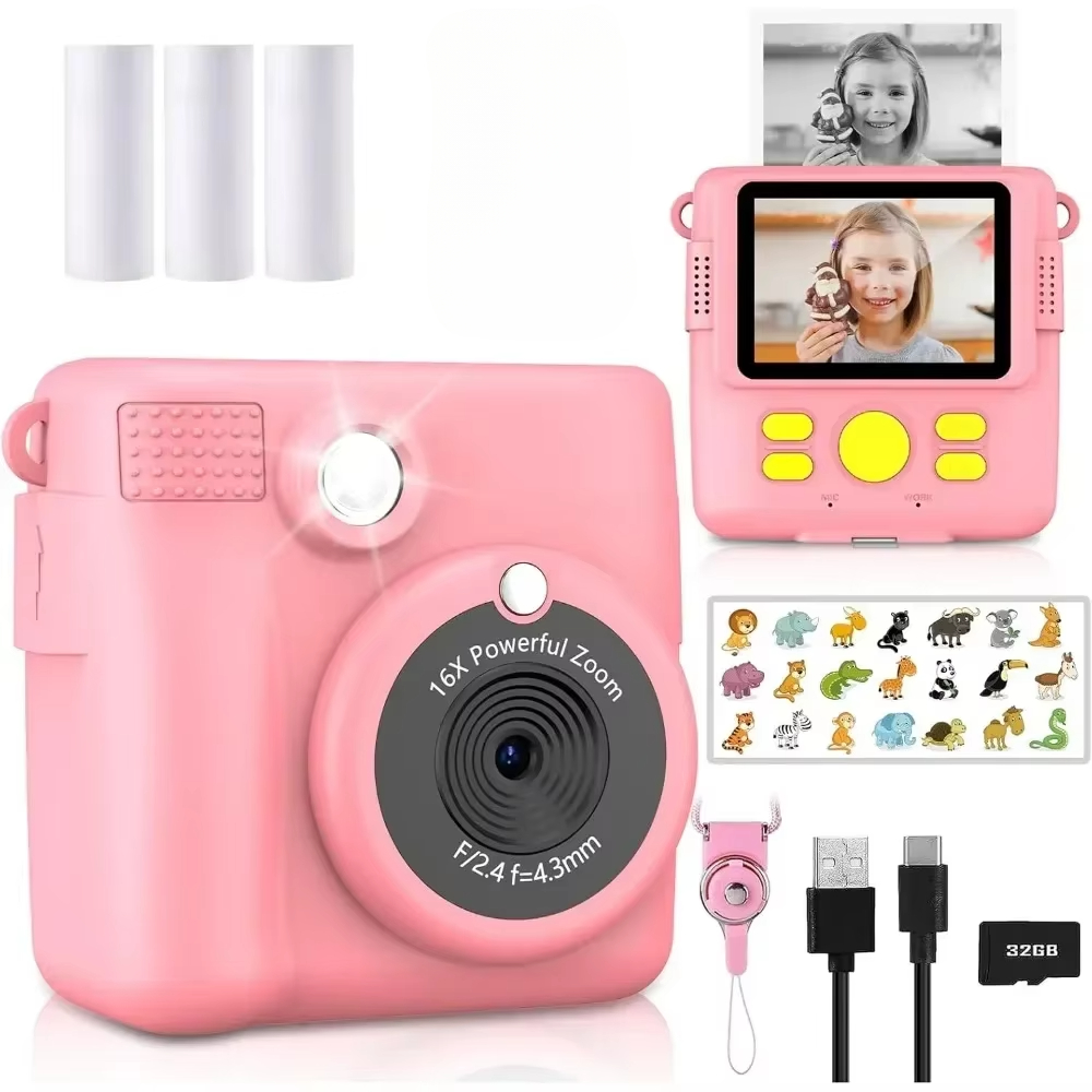 Kids Education Images - Instant Print Camera for Kids, Camera