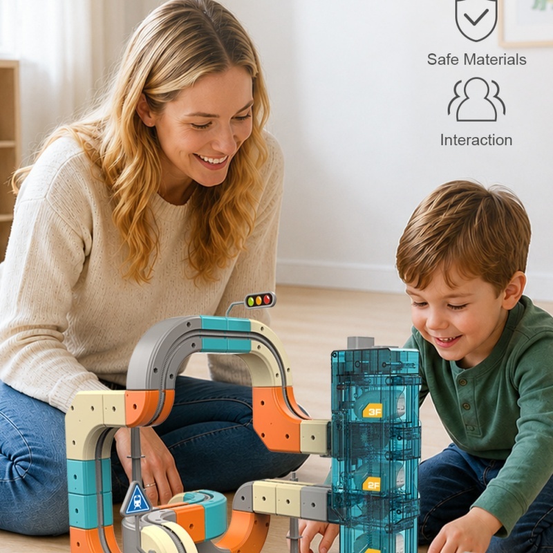 Magic Track Train toy Assemble - đánh giá và giá Kids Education Level