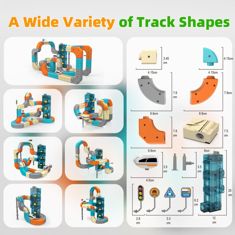 Magic Track Train toy Assemble - đánh giá và giá Kids Education Level