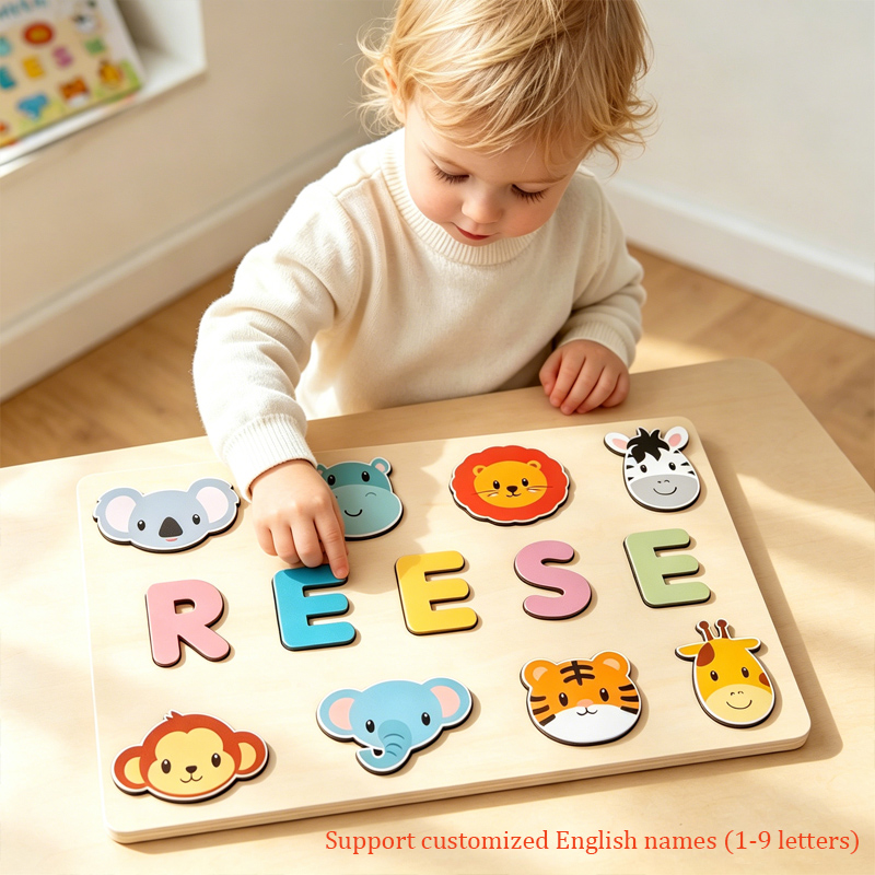 Montessori Personalised Wooden - đánh giá và giá Kids Education Name