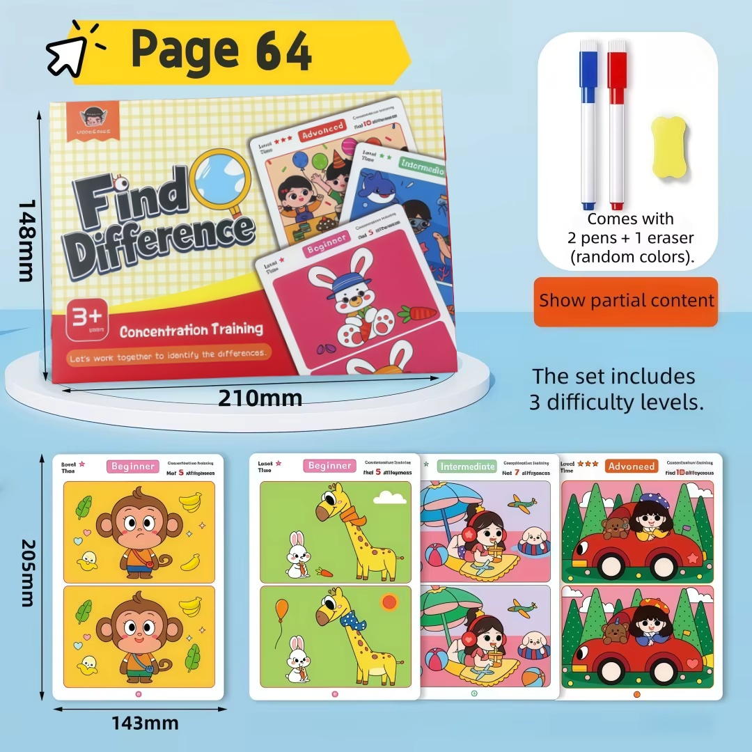Find Differences Card Game Reu - đánh giá và giá Kids Education Level