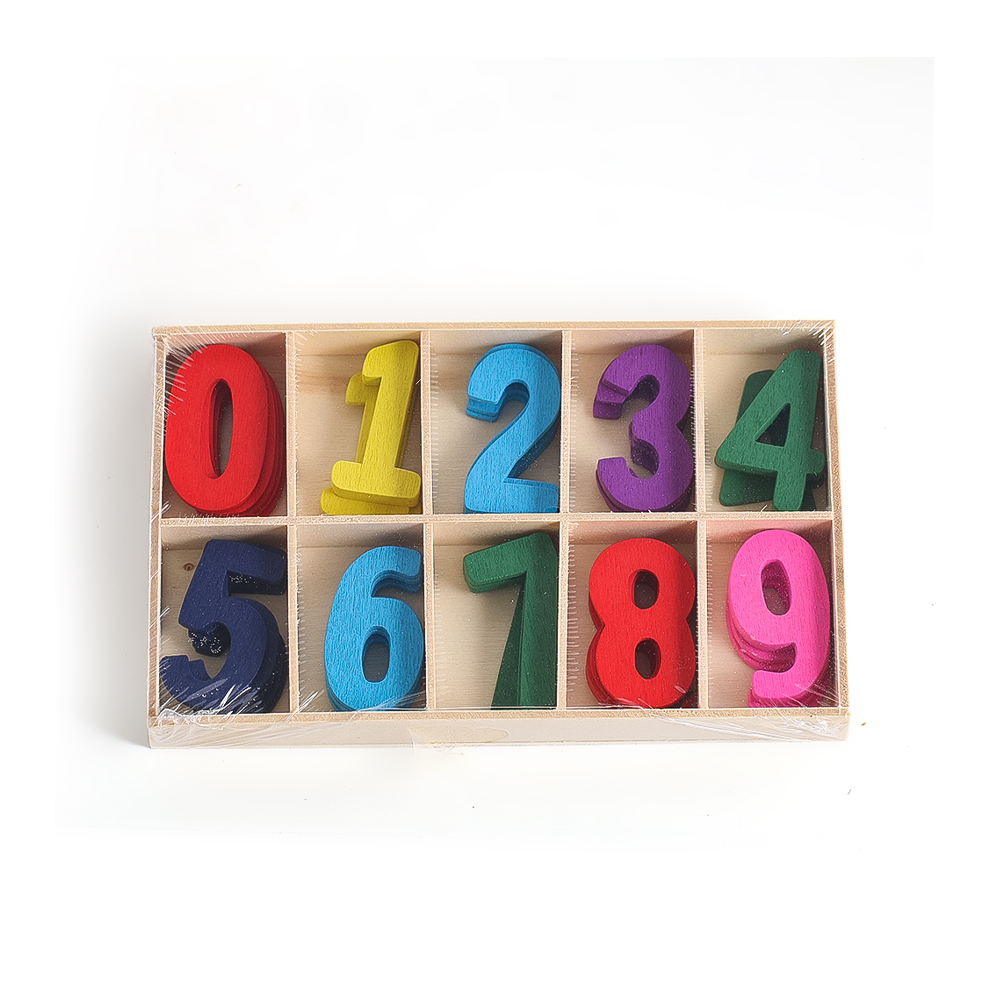 Wood Numbers Unfinished Crafts - đánh giá và giá Kids Education Name