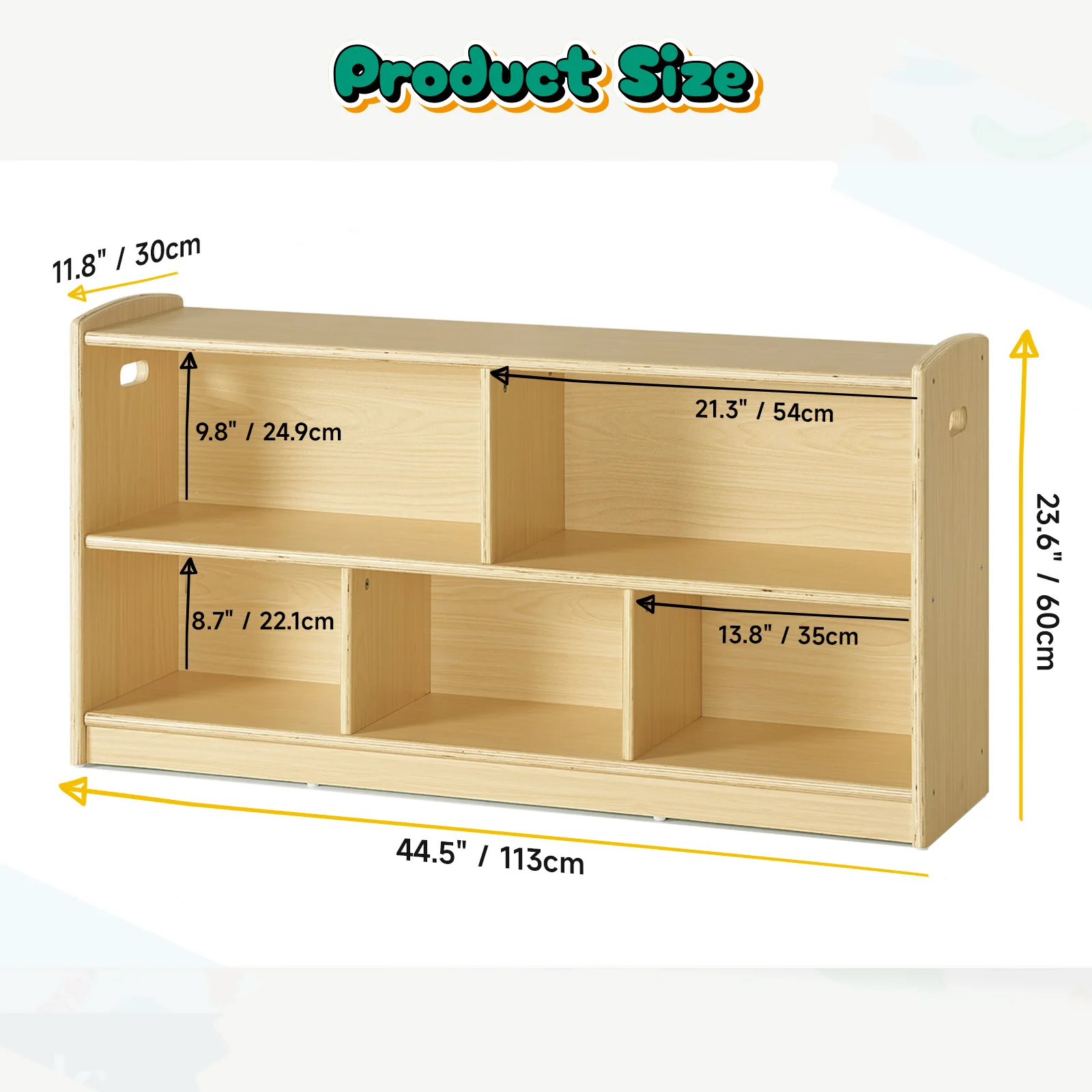 2-Tier Wood Montessori Cabinet - đánh giá và giá Montessori Shelf Toy