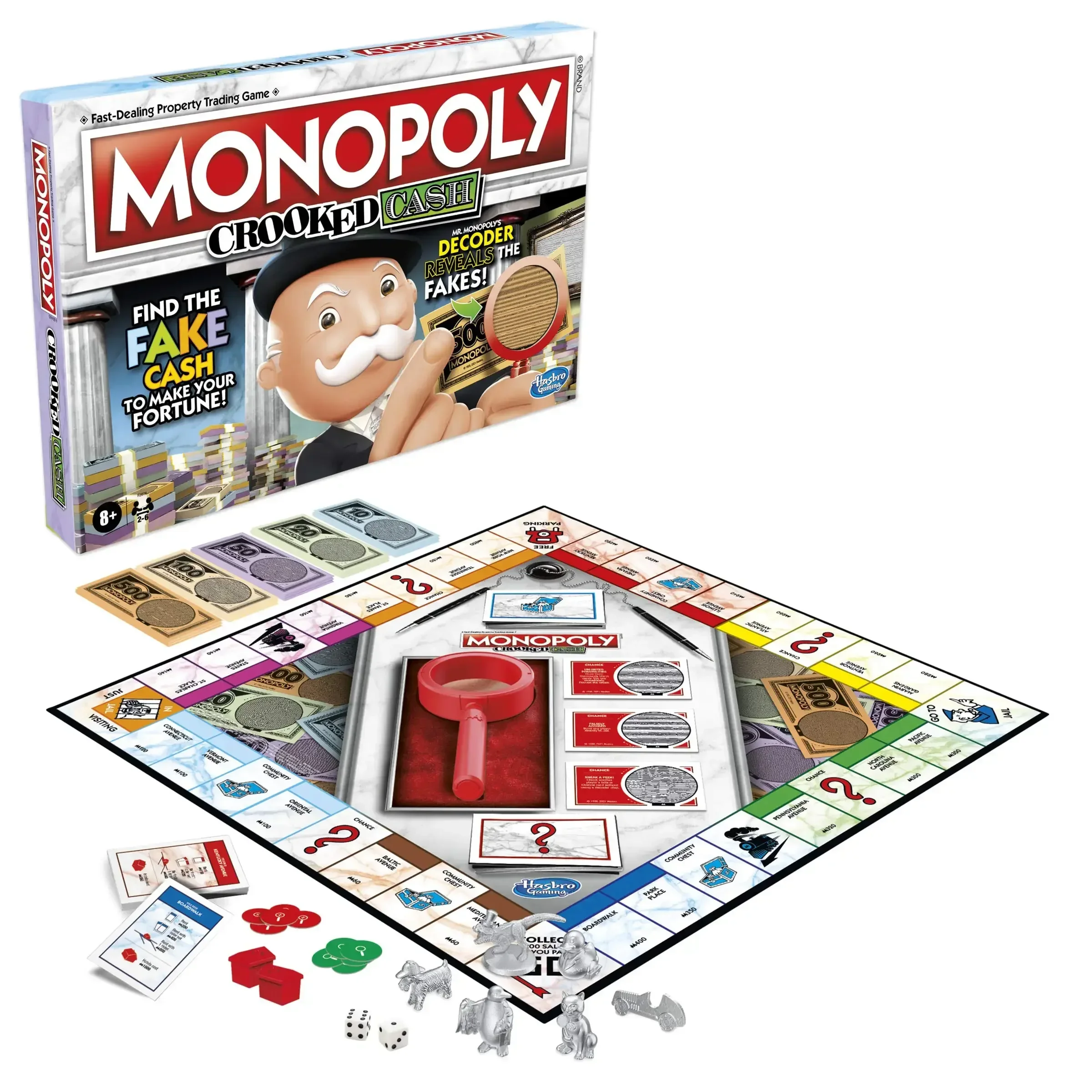 Hasbro Monopoly Crooked Cash B - đánh giá và giá Hasbro Game Monopoly