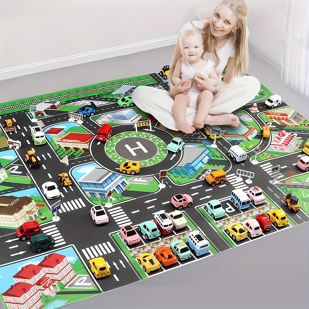 1pc, City Traffic Play Mat, La - đánh giá và giá Kids No Education