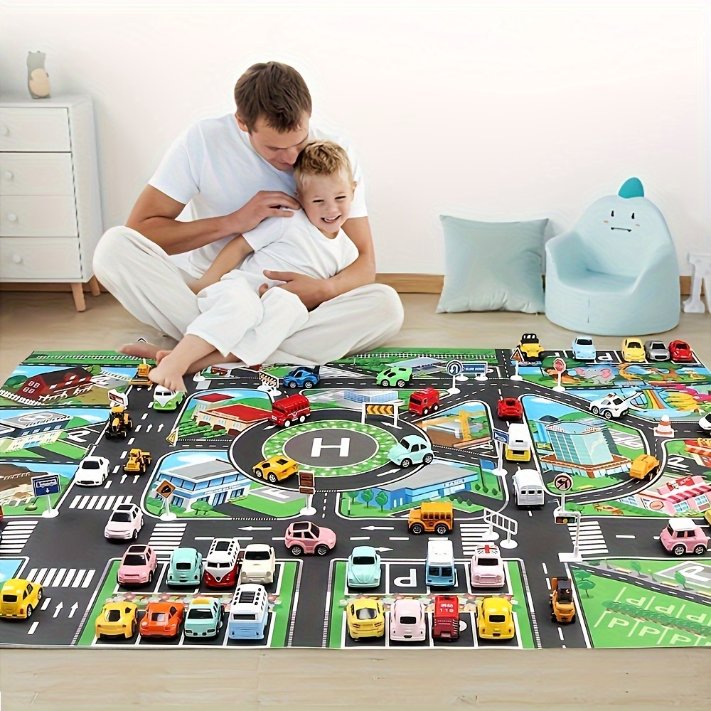 1pc, City Traffic Play Mat, La - đánh giá và giá Kids No Education
