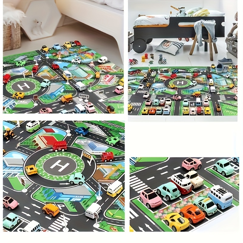 1pc, City Traffic Play Mat, La - đánh giá và giá Kids No Education