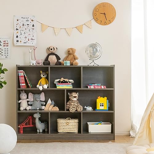 3-Shelf Bookcase for s, Wooden - đánh giá và giá Montessori Shelf Toy