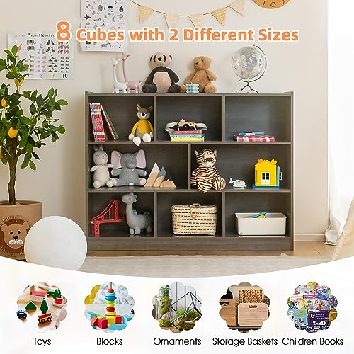 3-Shelf Bookcase for s, Wooden - đánh giá và giá Montessori Shelf Toy